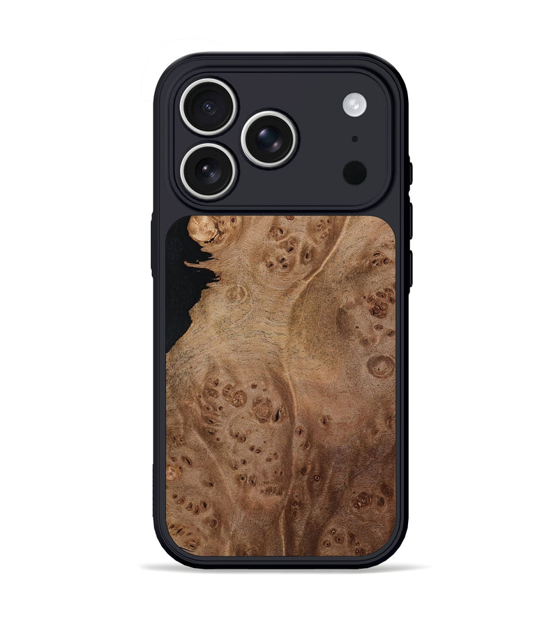 iPhone 17 Pro Wood Phone Case - Elias (Wood Burl, 804001)