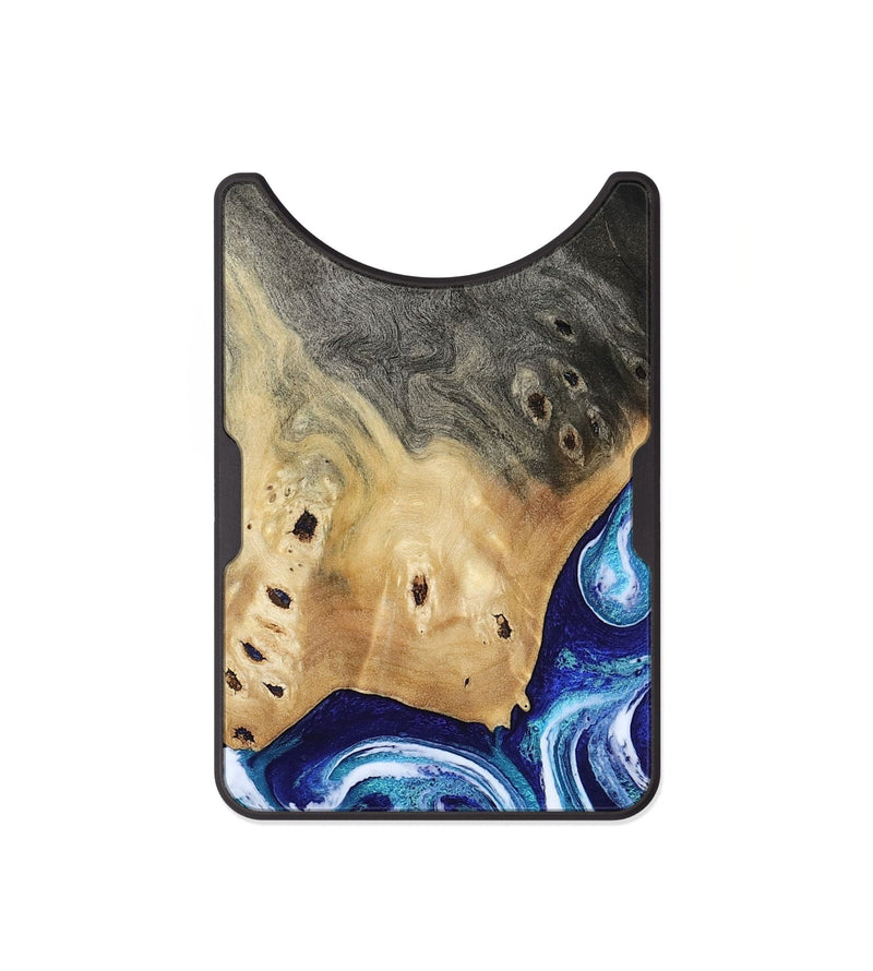 Alloy Wood Wallet - Dayana (Blue, 804005)