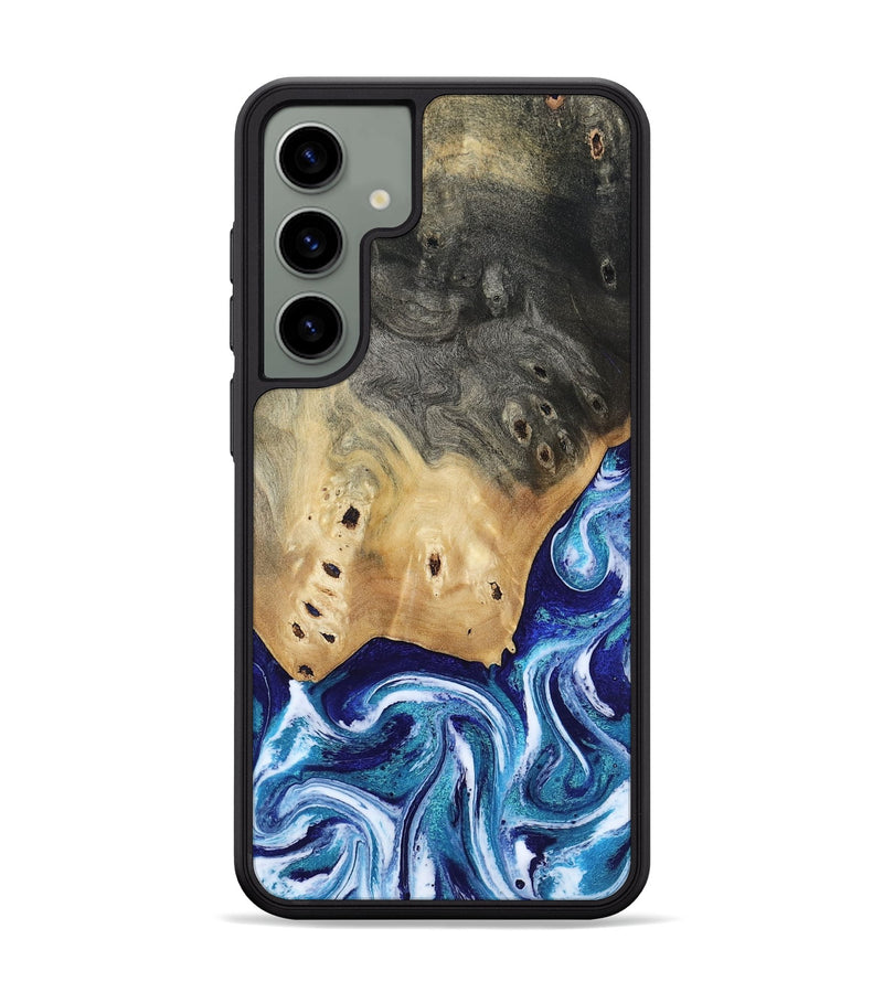 Galaxy S24 Plus Wood Phone Case - Dayana (Blue, 804005)