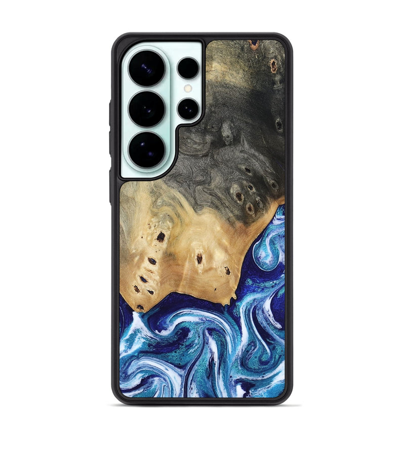 Galaxy S26 Ultra Wood Phone Case - Dayana (Blue, 804005)