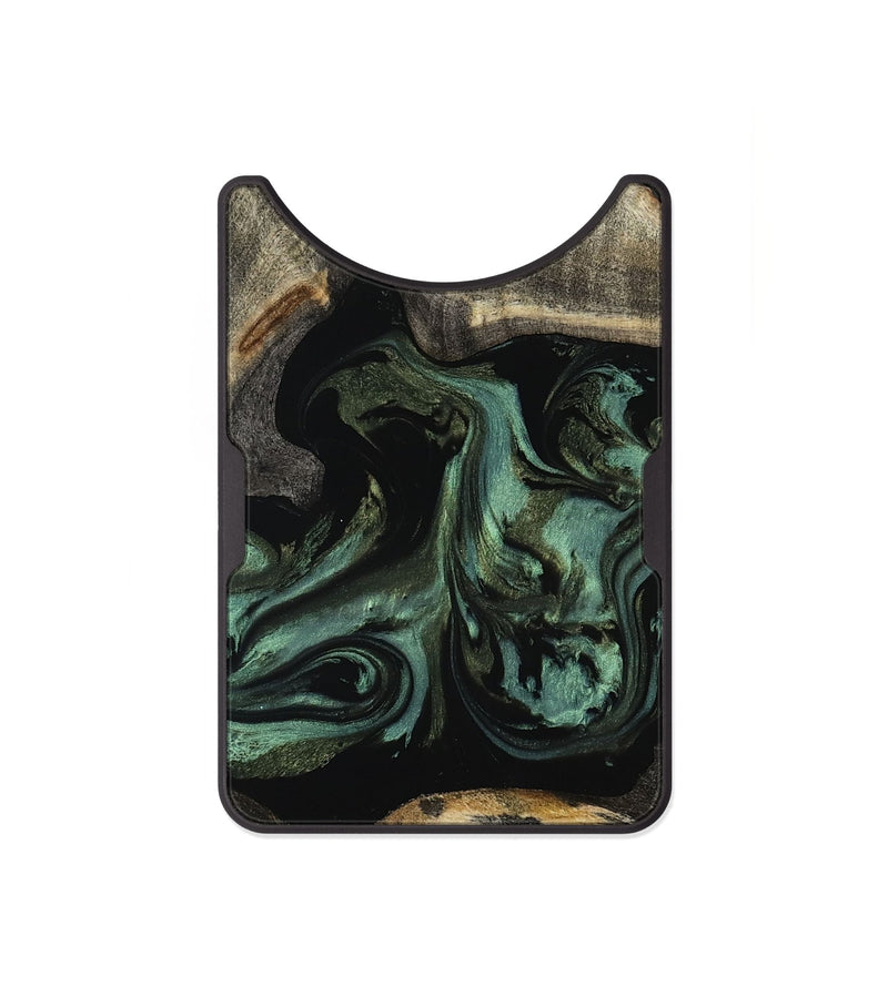 Alloy Wood Wallet - Jaime (Green, 804011)