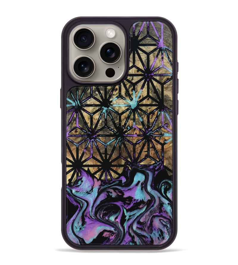 iPhone 16 Pro Max Wood Phone Case - Shameka (Pattern, 804017)