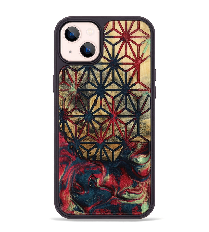 iPhone 14 Plus Wood Phone Case - Waldo (Pattern, 804031)