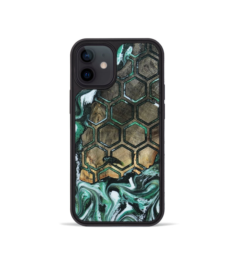 iPhone 12 mini Wood Phone Case - Vanesa (Pattern, 804035)