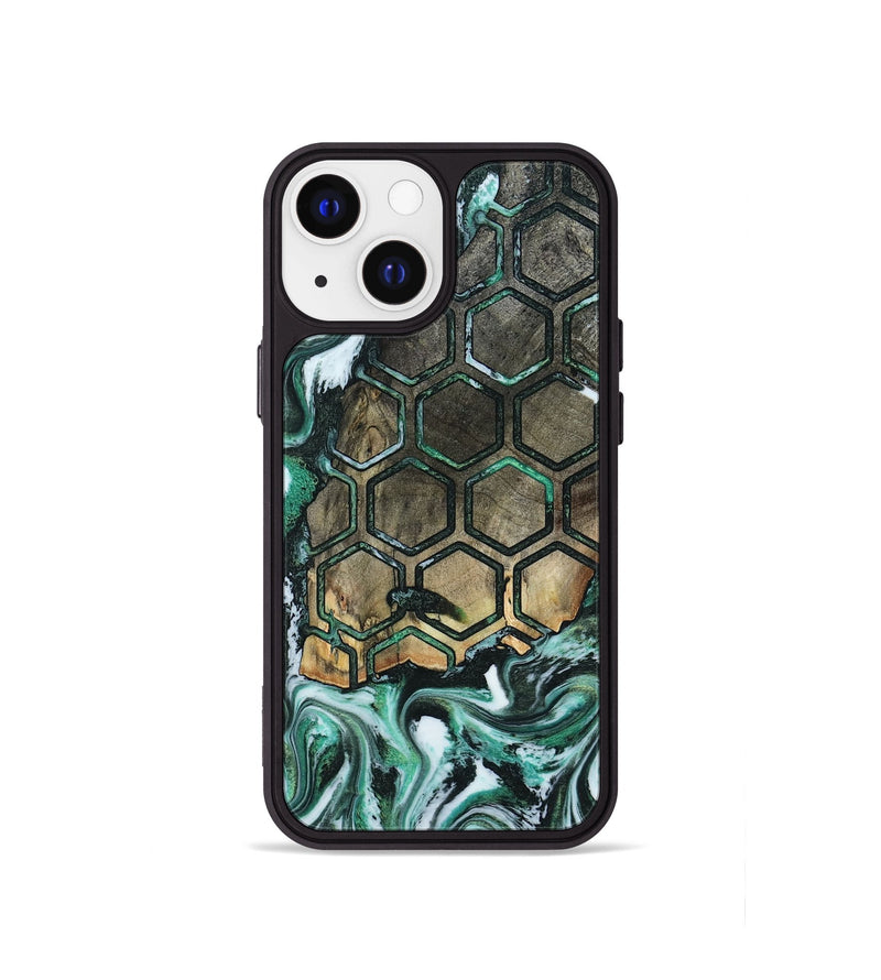 iPhone 13 mini Wood Phone Case - Vanesa (Pattern, 804035)