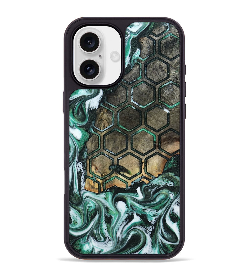 iPhone 16 Plus Wood Phone Case - Vanesa (Pattern, 804035)
