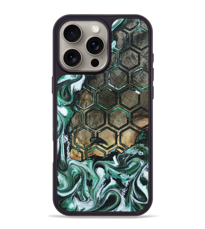 iPhone 16 Pro Max Wood Phone Case - Vanesa (Pattern, 804035)