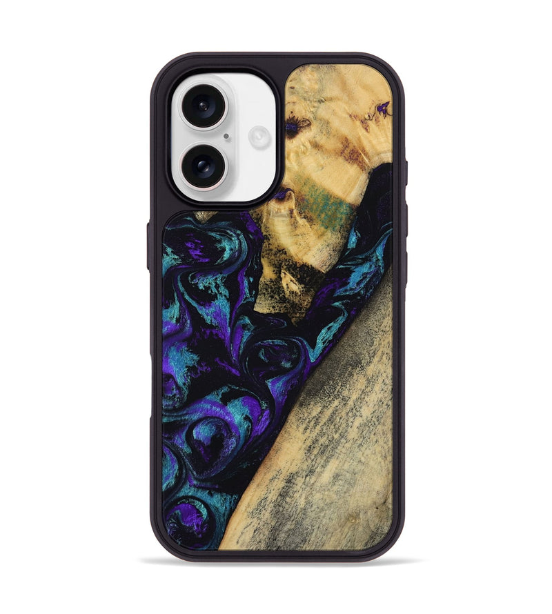 iPhone 17 Wood Phone Case - Herman (Purple, 804040)