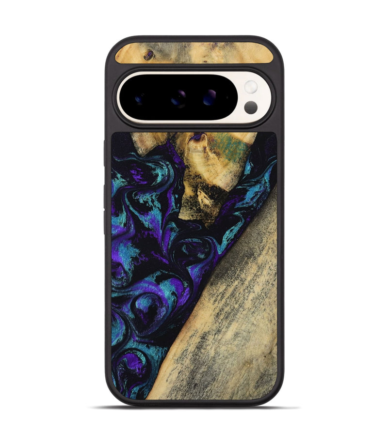 Pixel 9 Pro Wood Phone Case - Herman (Purple, 804040)