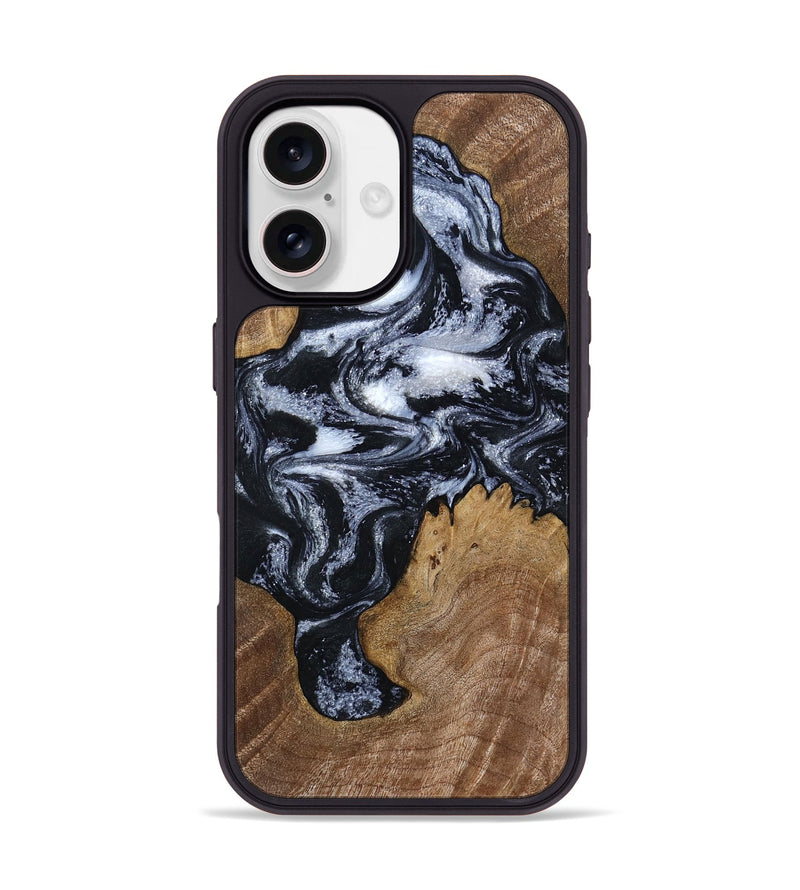 iPhone 17 Wood Phone Case - Lula (Black & White, 804047)