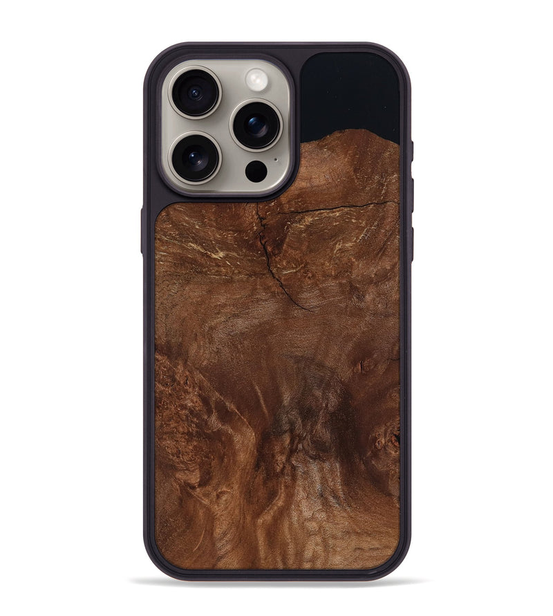 iPhone 15 Pro Max Wood Phone Case - Brandi (Wood Burl, 804049)
