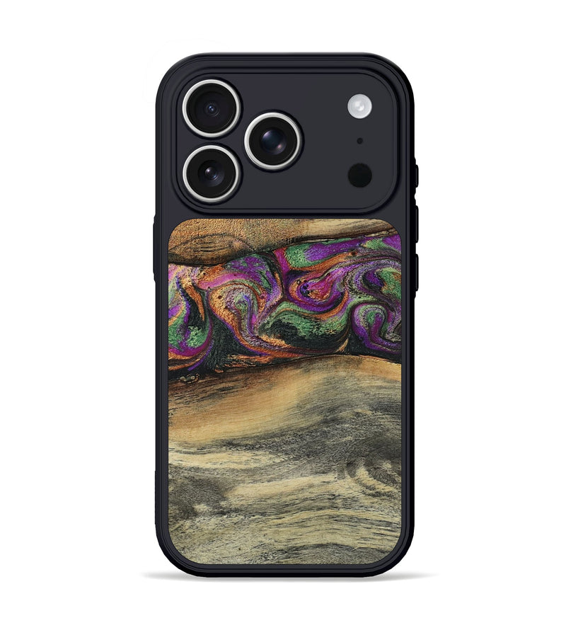 iPhone 17 Pro Wood Phone Case - Eren (Green, 804063)