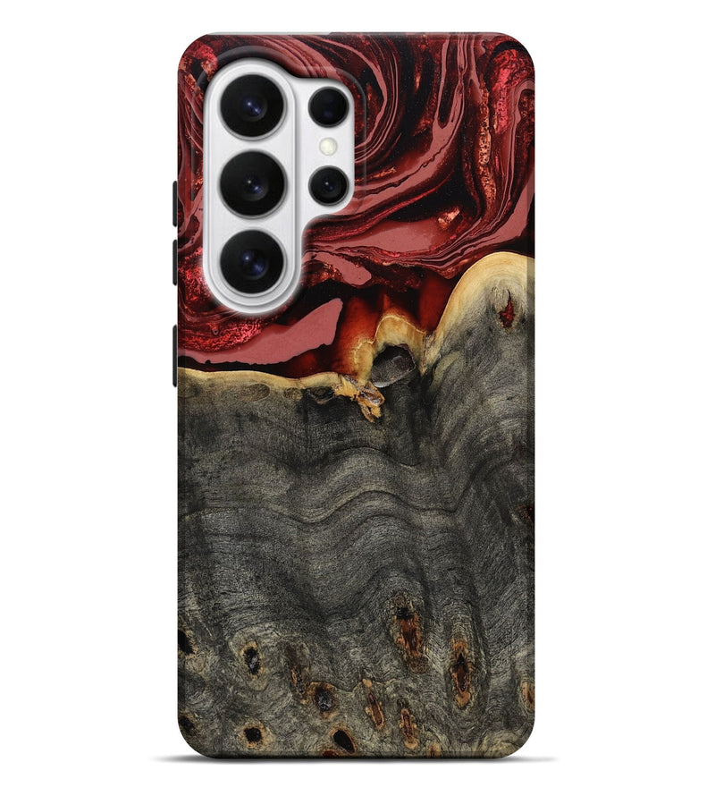 Galaxy S26 Ultra Wood Live Edge Phone Case - Latosha (Red, 804163)