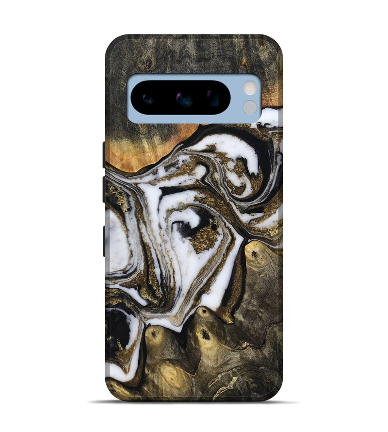 Pixel 8 Pro Wood Live Edge Phone Case - Son (Black & White, 804170)