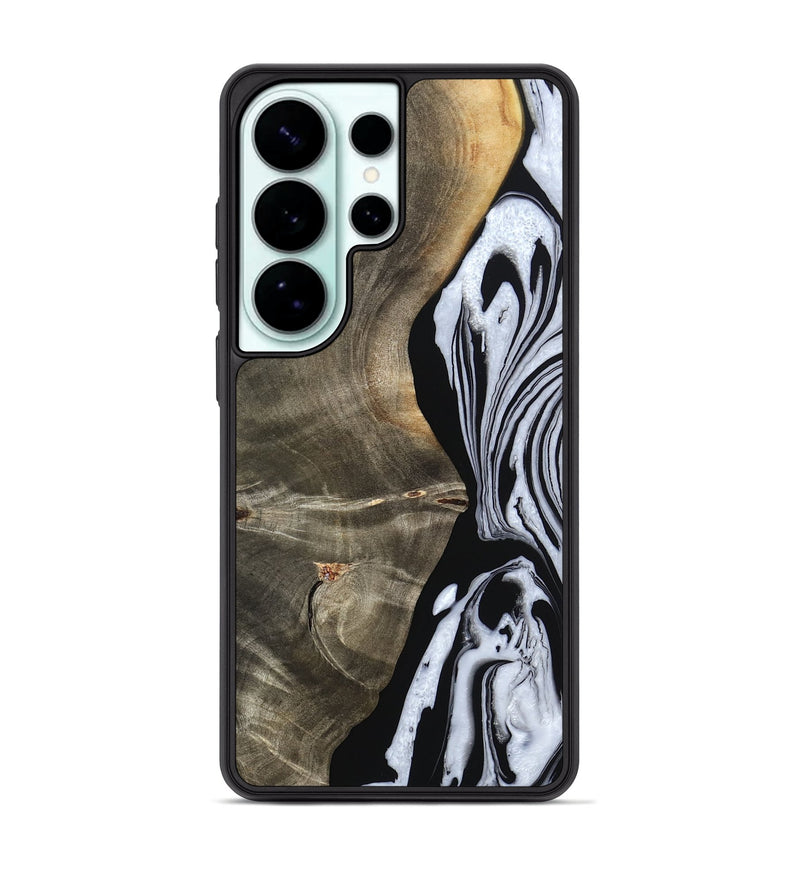 Galaxy S26 Ultra Wood Phone Case - Malinda (Black & White, 804208)