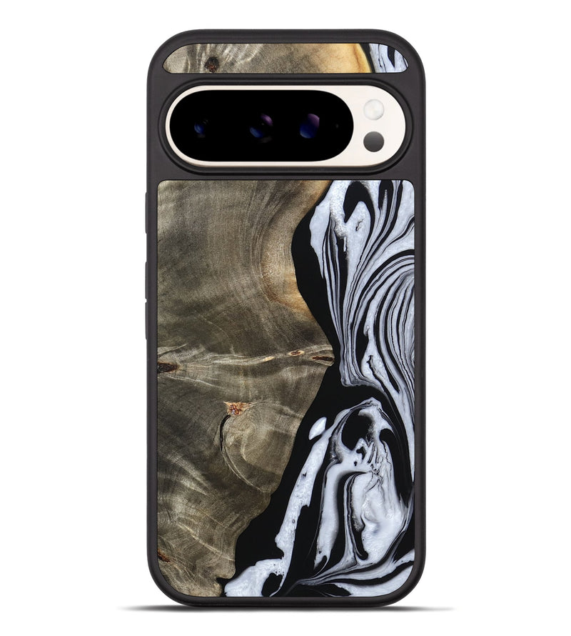 Pixel 10 Pro XL Wood Phone Case - Malinda (Black & White, 804208)