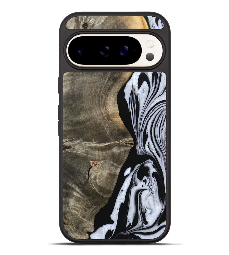 Pixel 9 Pro XL Wood Phone Case - Malinda (Black & White, 804208)