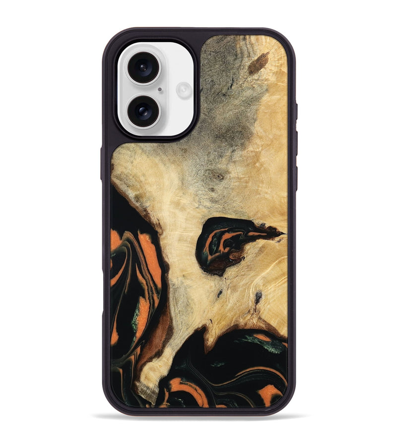 iPhone 16 Plus Wood Phone Case - Jamari (Red, 804209)