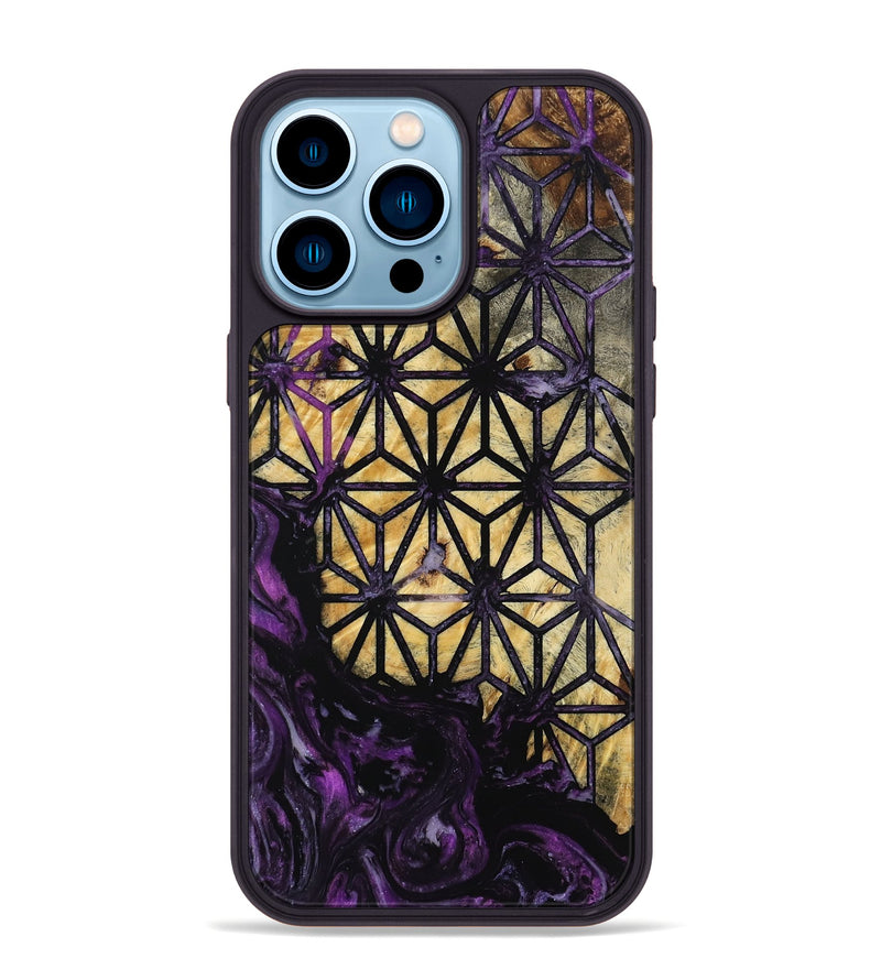 iPhone 14 Pro Max Wood Phone Case - Arian (Pattern, 804212)