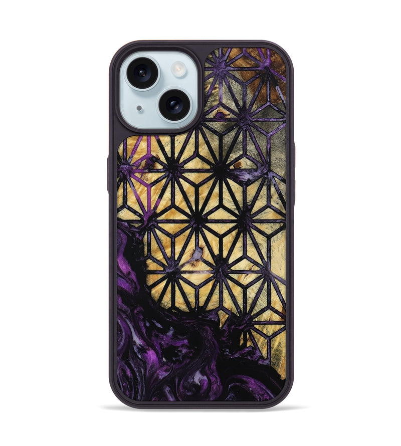 iPhone 15 Wood Phone Case - Arian (Pattern, 804212)