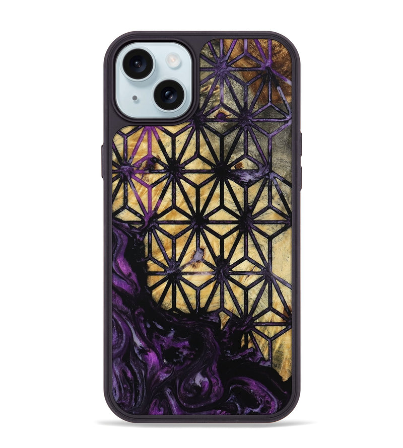 iPhone 15 Plus Wood Phone Case - Arian (Pattern, 804212)