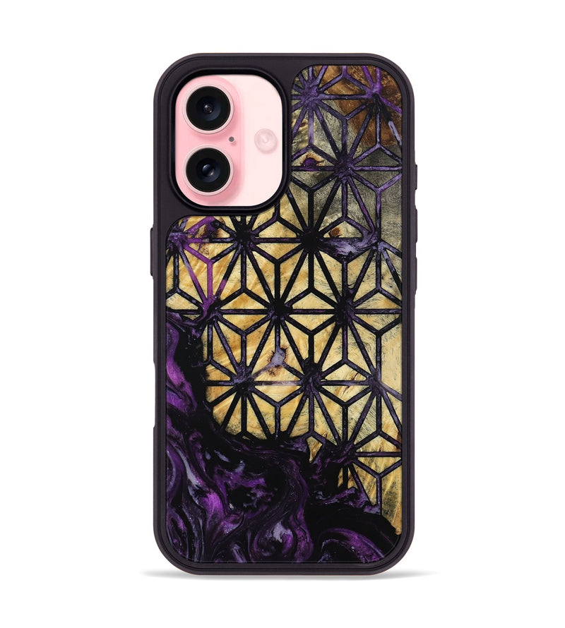 iPhone 16 Wood Phone Case - Arian (Pattern, 804212)