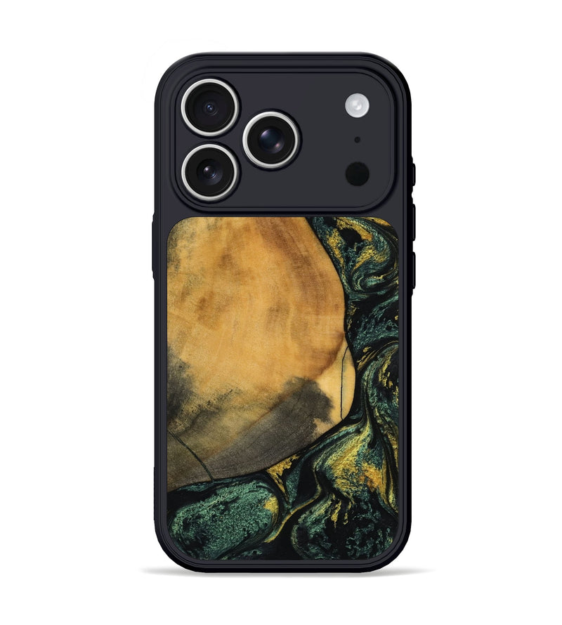 iPhone 17 Pro Wood Phone Case - Maira (Green, 804230)