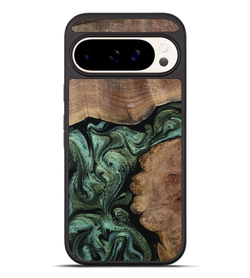 Pixel 10 Pro XL Wood Phone Case - Avis (Green, 804305)