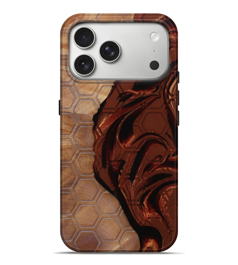 iPhone 17 Pro Max Wood Live Edge Phone Case - Arya (Pattern, 804356)