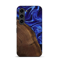 Galaxy S23 Wood Live Edge Phone Case - Paralee (Blue, 804388)
