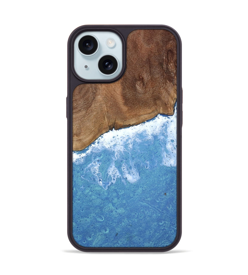 iPhone 15 Wood Phone Case - Cathryn (Coastal, 804396)