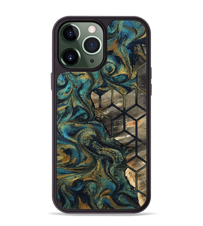 iPhone 13 Pro Max Wood Phone Case - Arjun (Pattern, 804472)