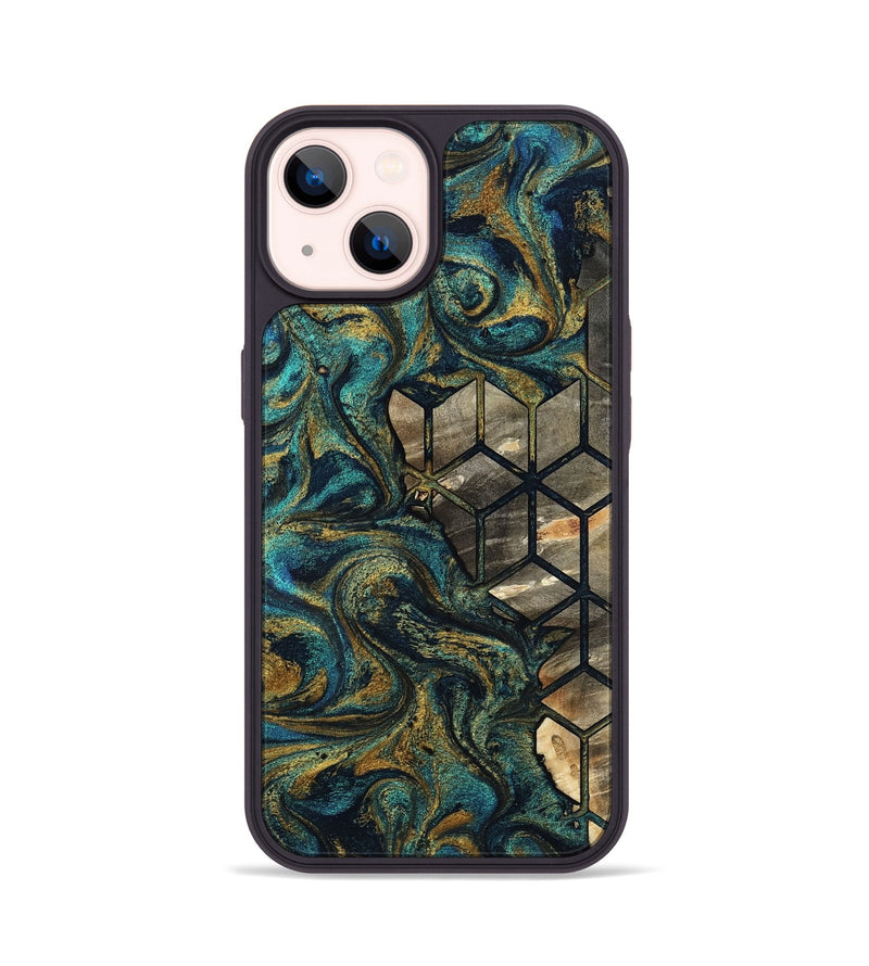 iPhone 14 Wood Phone Case - Arjun (Pattern, 804472)