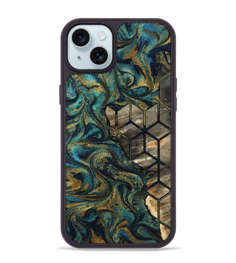 iPhone 15 Plus Wood Phone Case - Arjun (Pattern, 804472)