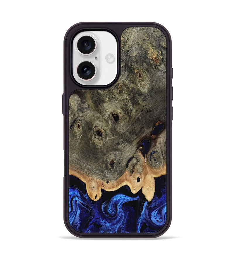 iPhone 17 Wood Phone Case - Cami (Blue, 804490)