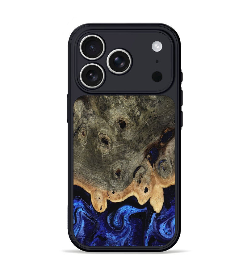 iPhone 17 Pro Wood Phone Case - Cami (Blue, 804490)