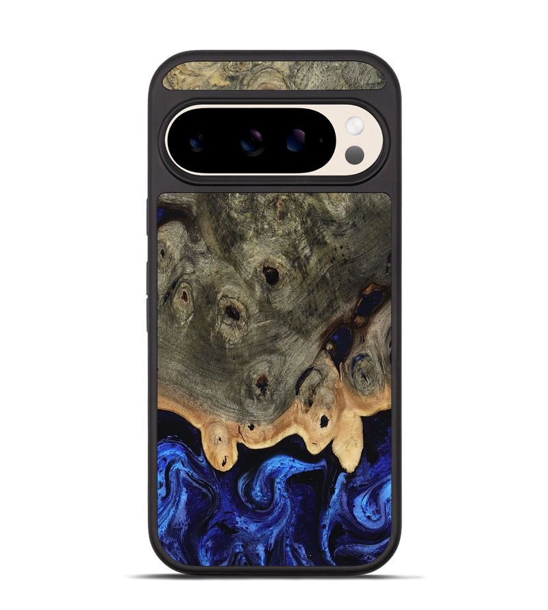 Pixel 10 Wood Phone Case - Cami (Blue, 804490)