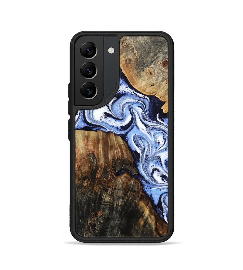 Galaxy S22 Wood Phone Case - Oswald (Blue, 804491)