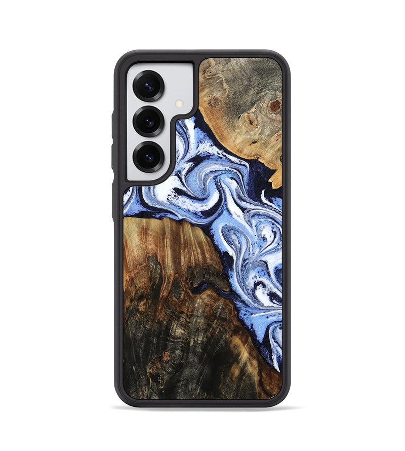 Galaxy S25 Wood Phone Case - Oswald (Blue, 804491)