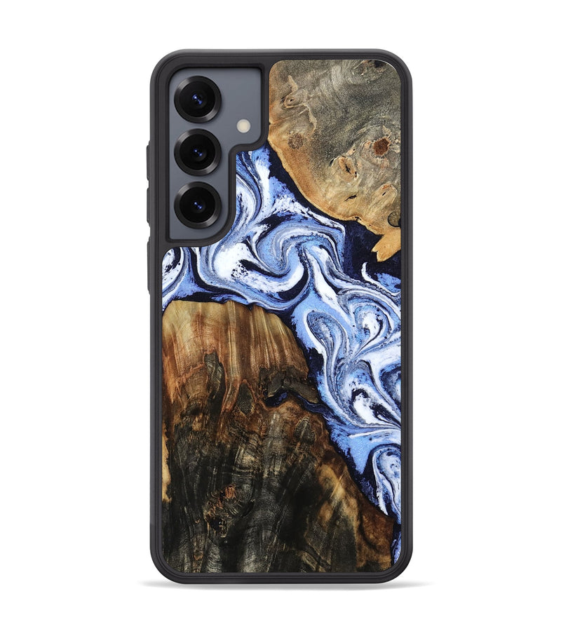 Galaxy S25 Plus Wood Phone Case - Oswald (Blue, 804491)