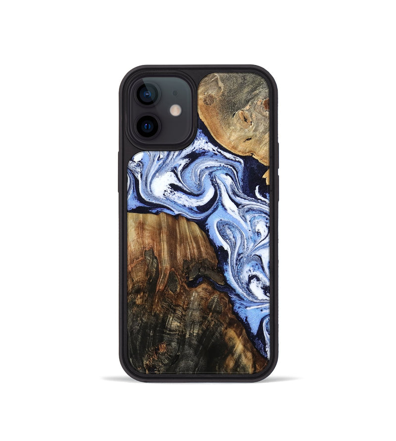 iPhone 12 mini Wood Phone Case - Oswald (Blue, 804491)