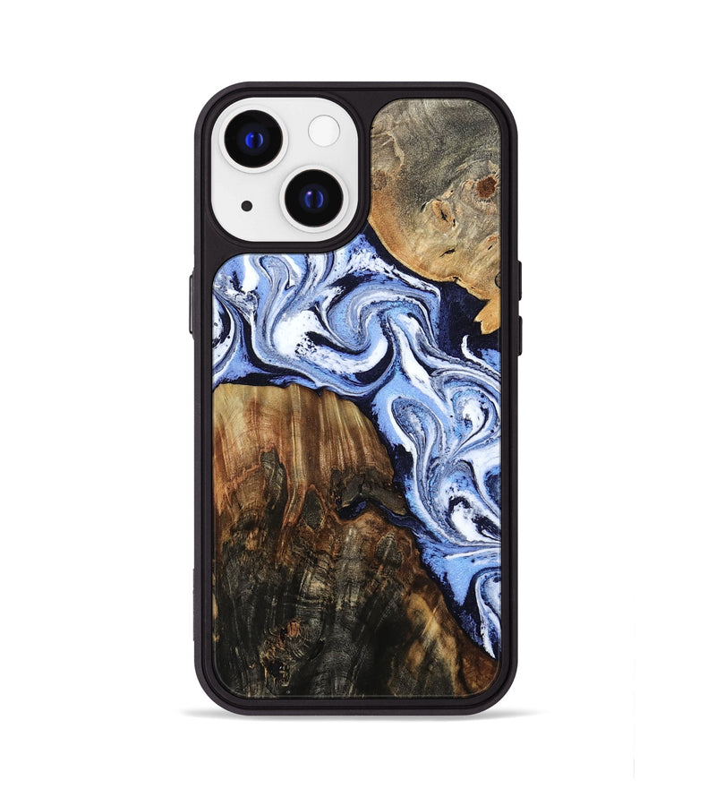 iPhone 13 Wood Phone Case - Oswald (Blue, 804491)