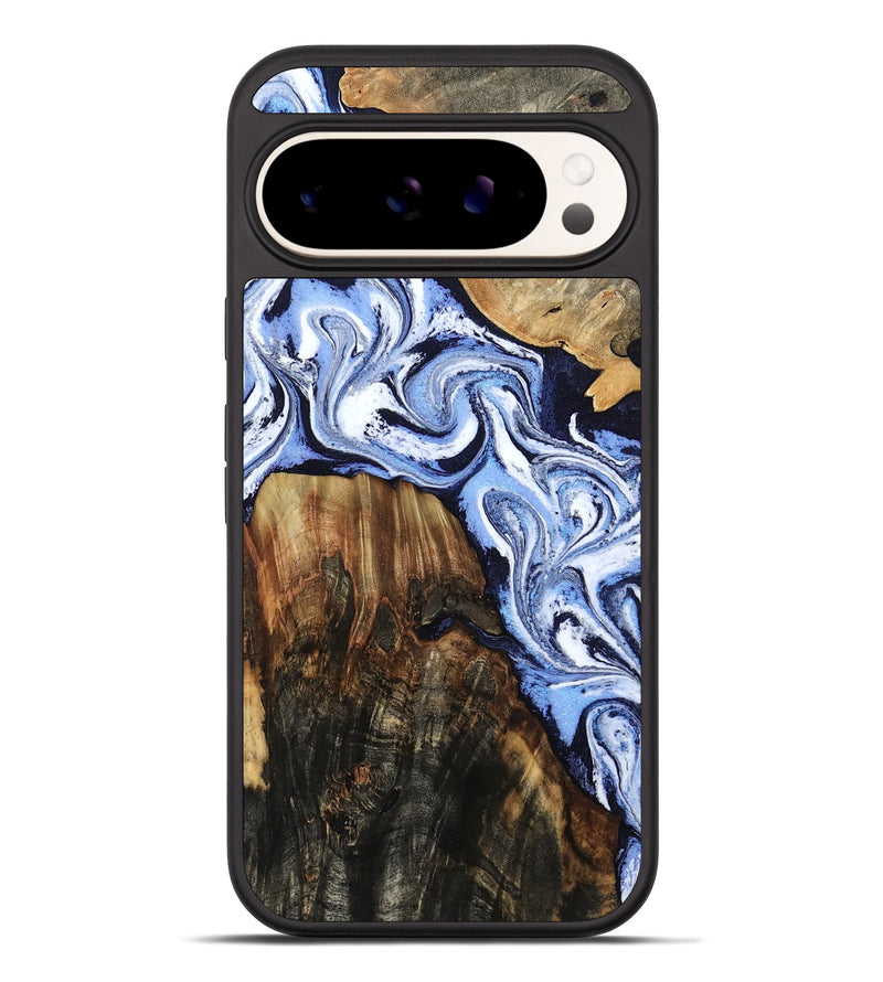 Pixel 10 Pro XL Wood Phone Case - Oswald (Blue, 804491)