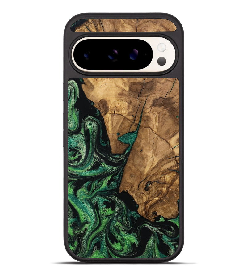 Pixel 10 Pro XL Wood Phone Case - Percy (Green, 804495)