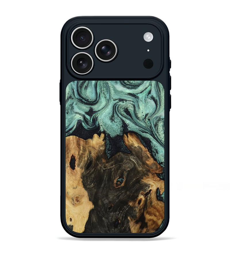 iPhone 17 Pro Max Wood Phone Case - Luisa (Green, 804496)