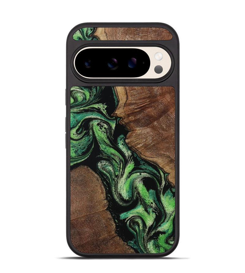 Pixel 10 Wood Phone Case - Azriel (Green, 804497)