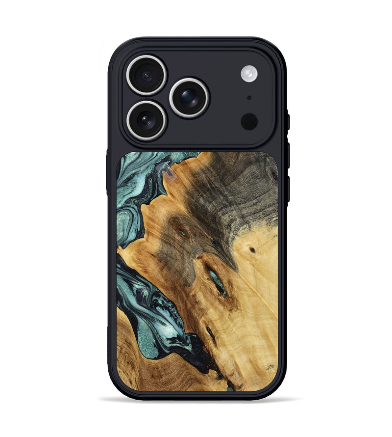 iPhone 17 Pro Wood Phone Case - Shiloh (Green, 804503)