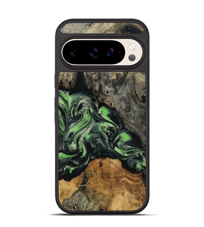 Pixel 10 Wood Phone Case - Wendy (Green, 804507)
