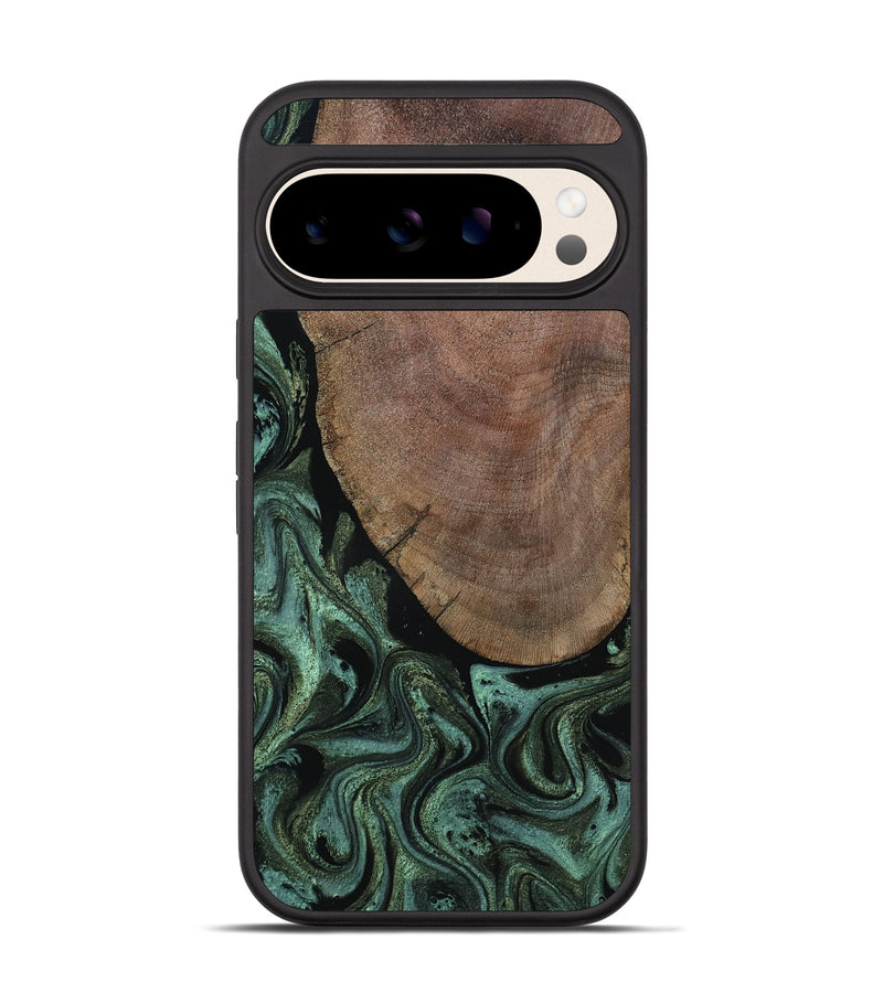 Pixel 10 Wood Phone Case - Darien (Green, 804519)