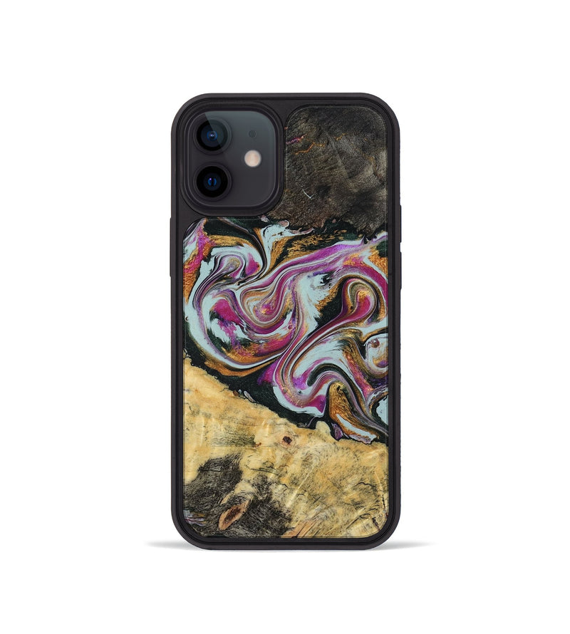iPhone 12 mini Wood Phone Case - Oleta (Green, 804523)